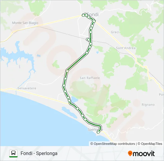 PIAZZOLI Bus Line Map