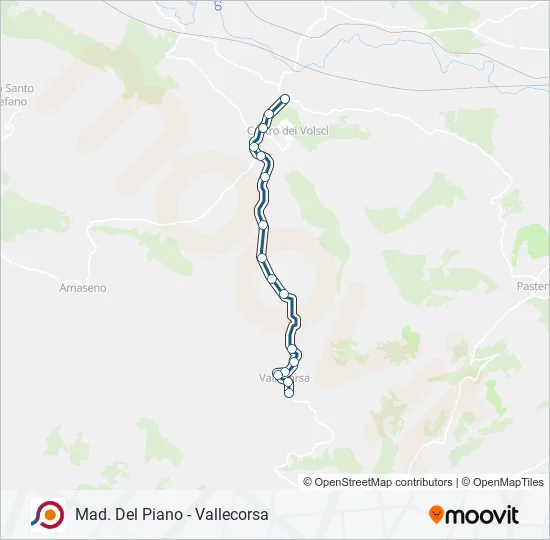 COTRAL Bus Line Map