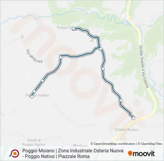 COTRAL Bus Line Map