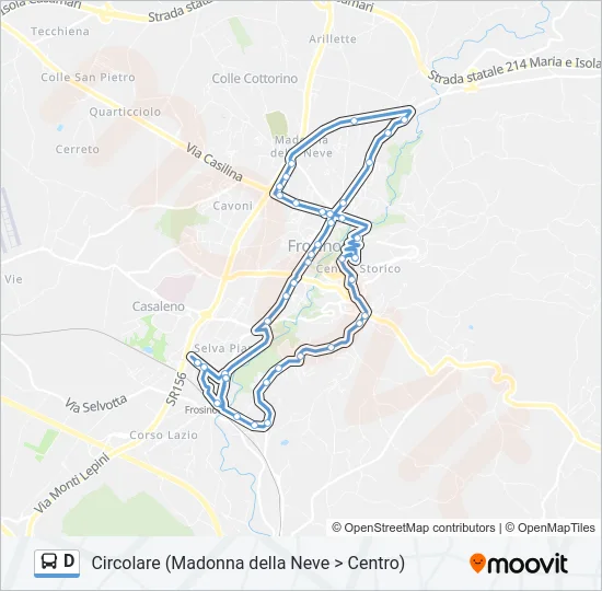 D Bus Line Map