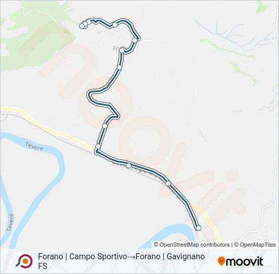 COTRAL Bus Line Map
