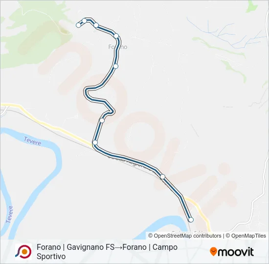 COTRAL Bus Line Map