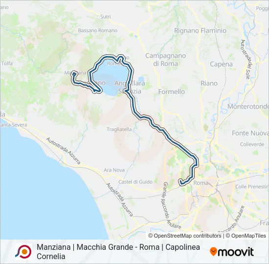 COTRAL Bus Line Map