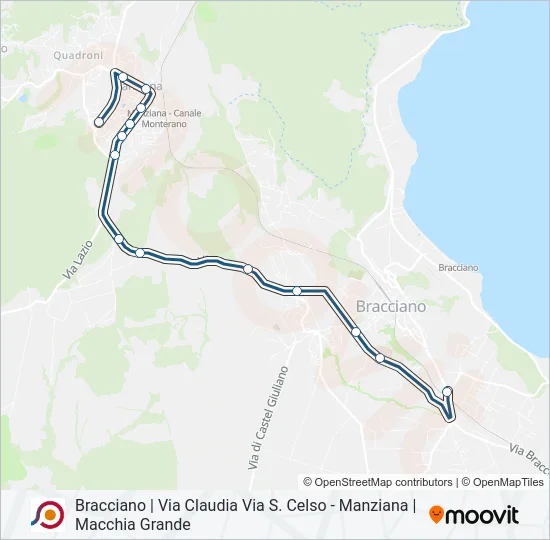 COTRAL Bus Line Map