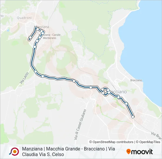 COTRAL Bus Line Map