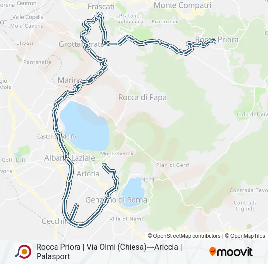 COTRAL Bus Line Map
