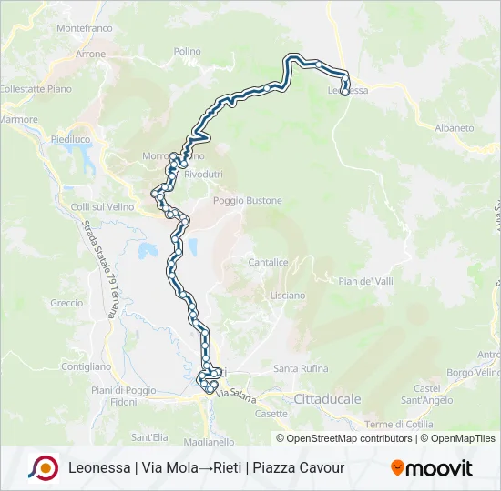 COTRAL Bus Line Map