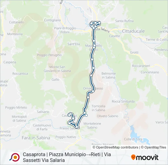 COTRAL Bus Line Map