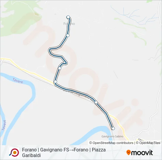 COTRAL Bus Line Map