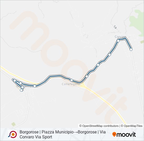 COTRAL bus Line Map