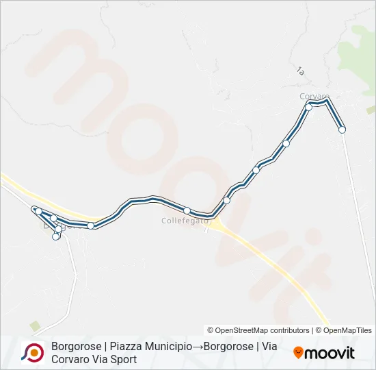 COTRAL Bus Line Map