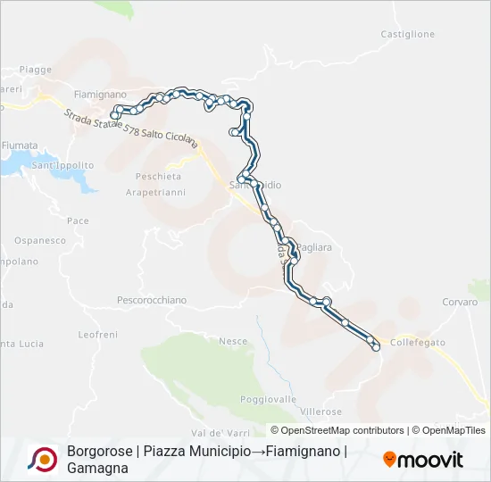 COTRAL Bus Line Map