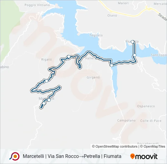 COTRAL Bus Line Map