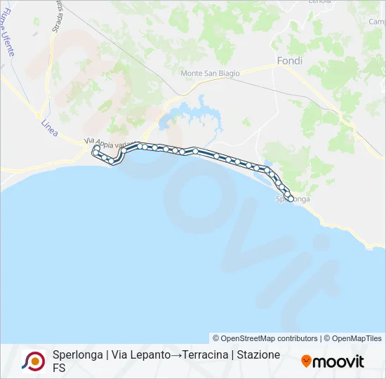COTRAL Bus Line Map
