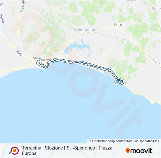 COTRAL Bus Line Map