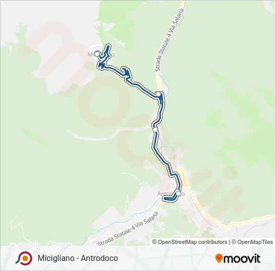 COTRAL Bus Line Map