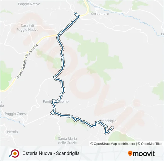 COTRAL Bus Line Map