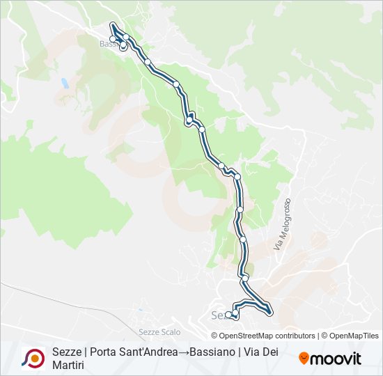 COTRAL bus Line Map