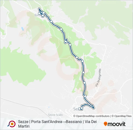 COTRAL Bus Line Map