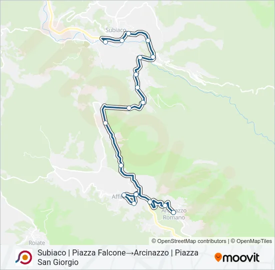 COTRAL Bus Line Map