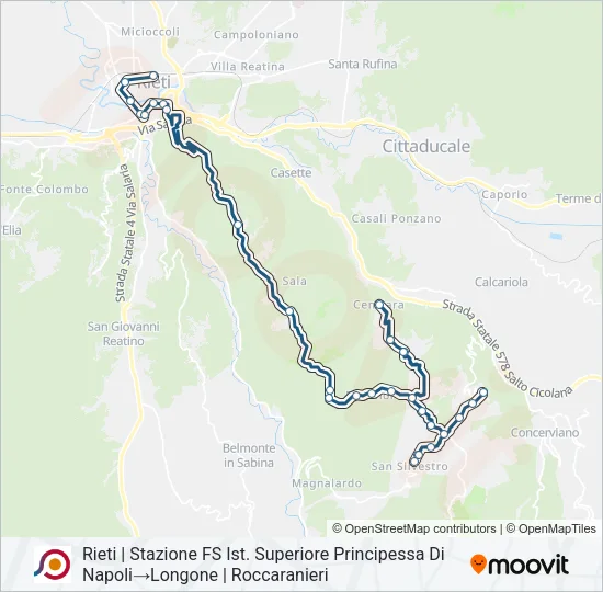 COTRAL Bus Line Map