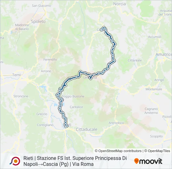 COTRAL Bus Line Map