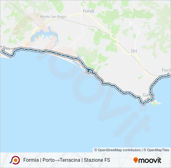COTRAL Bus Line Map