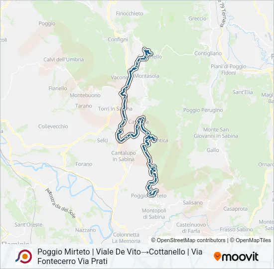 COTRAL Bus Line Map