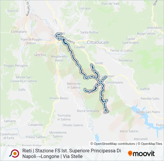 COTRAL Bus Line Map