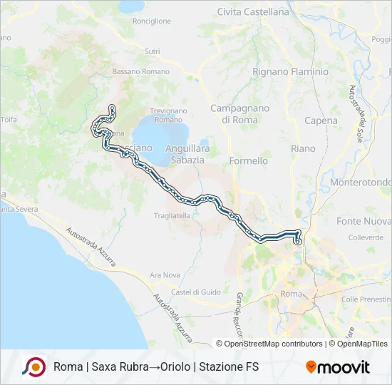 COTRAL Bus Line Map