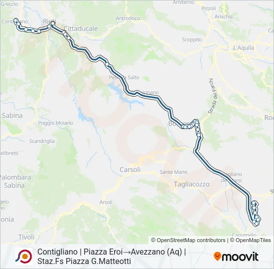 COTRAL Bus Line Map