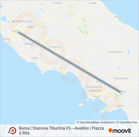 COTRAL Bus Line Map