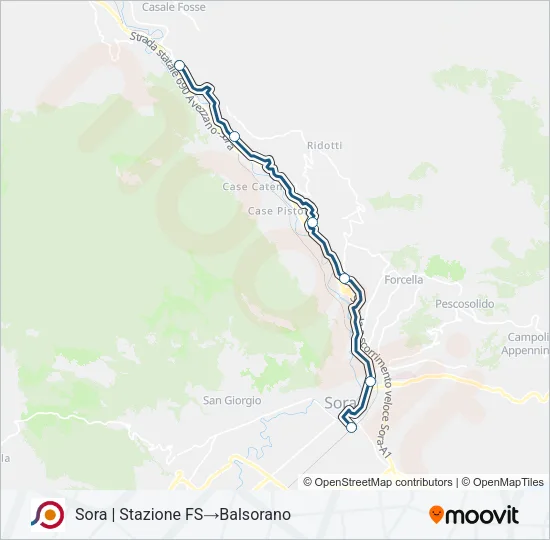 COTRAL Bus Line Map
