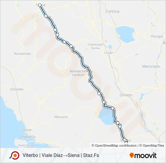 COTRAL Bus Line Map