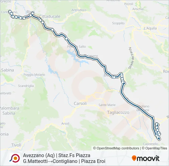 COTRAL Bus Line Map