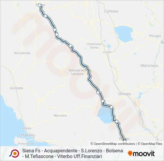 COTRAL Bus Line Map