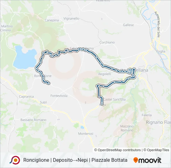 COTRAL Bus Line Map
