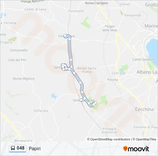 048 Bus Line Map