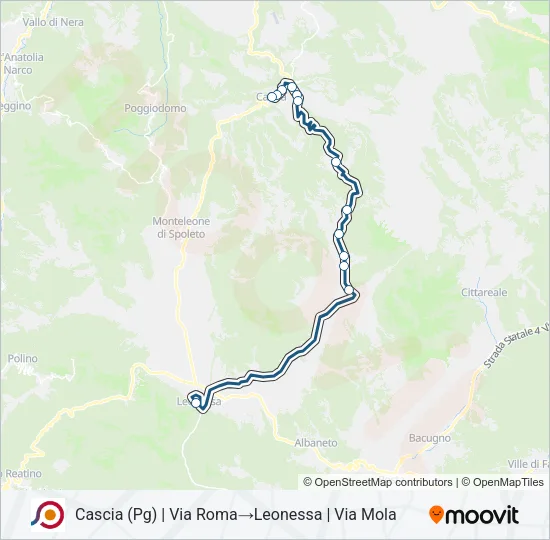 COTRAL Bus Line Map