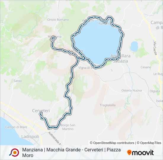 COTRAL Bus Line Map