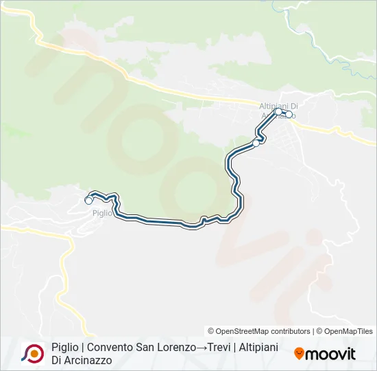 COTRAL Bus Line Map