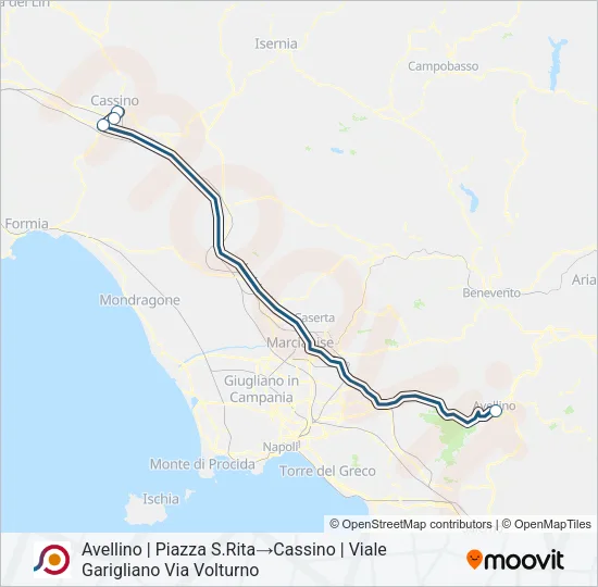COTRAL Bus Line Map