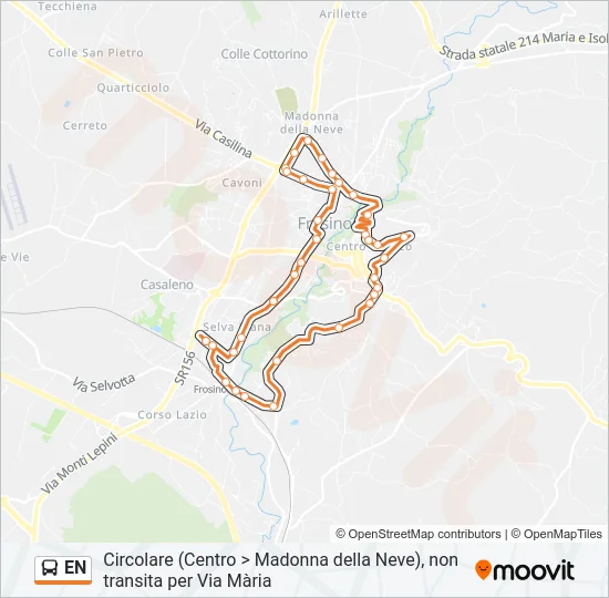 EN Bus Line Map
