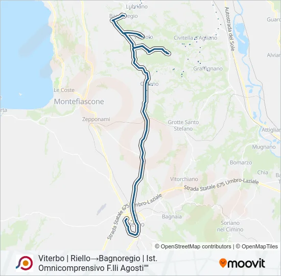 COTRAL Bus Line Map