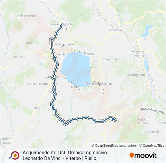 COTRAL Bus Line Map