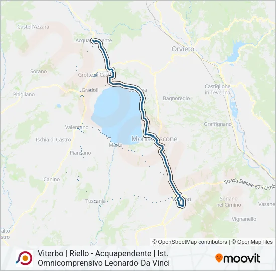 COTRAL Bus Line Map