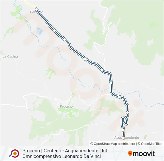 COTRAL Bus Line Map