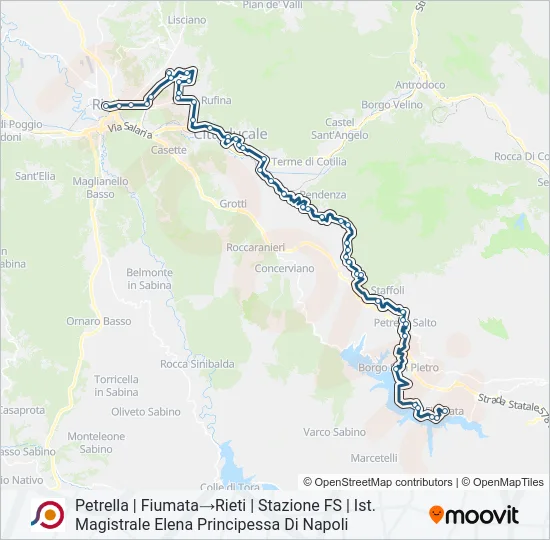 COTRAL Bus Line Map
