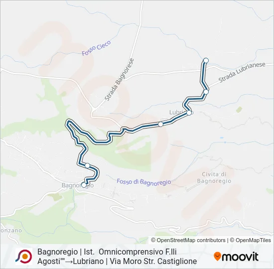 COTRAL Bus Line Map