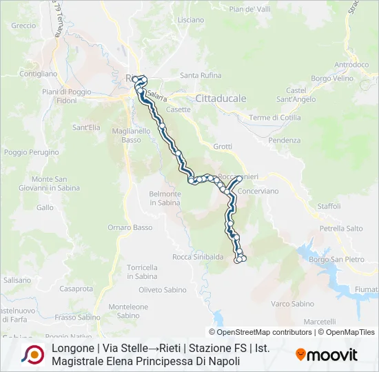 COTRAL Bus Line Map